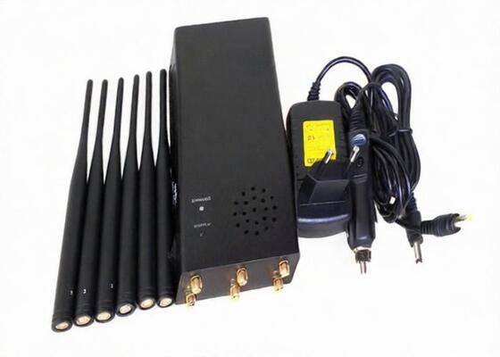 kopen Hoge Macht Zes Apparaat van de Manier het Draagbare Stoorzender, Cellulaire Signaalblocker 6000mAh Batterij online manufacture