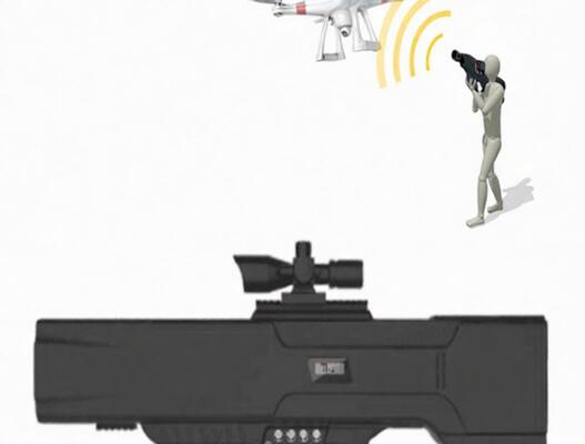 kopen 55W van het de Hommelsignaal van de lithiumbatterij Stoorzender 8001000m voor WiFi 2.4GHz 5.8GHz GPSL1 online manufacture