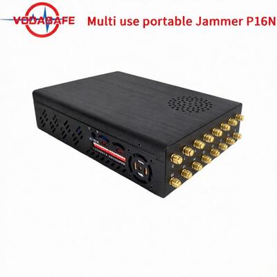 kopen 25m Draagbare het Signaalblocker 12000mAh 16 Antennes Zwart Shell van de Lithiumbatterij online manufacture