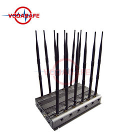 Safe Mobile Phone Signal Jammer , 3g 4g Signal Jammer With Good Cooling System