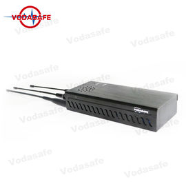 Remote Control Cell Signal Blocker , 10W Cell Phone Blocking Device With High Gain Antennas