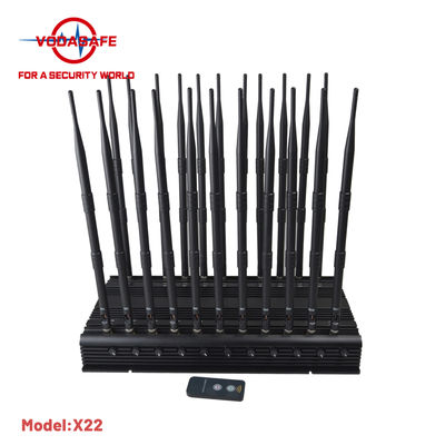 6GHz 22 Antennas 46Watts GSM 5G Jammer Signal Isolator