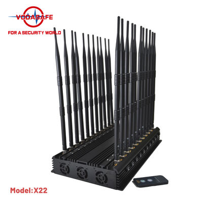 6GHz 22 Antennas 46Watts GSM 5G Jammer Signal Isolator