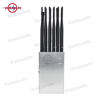 5G Easy Carry Portable Signal Jammer High Power 12Bands Cover Radius 30 Meters
